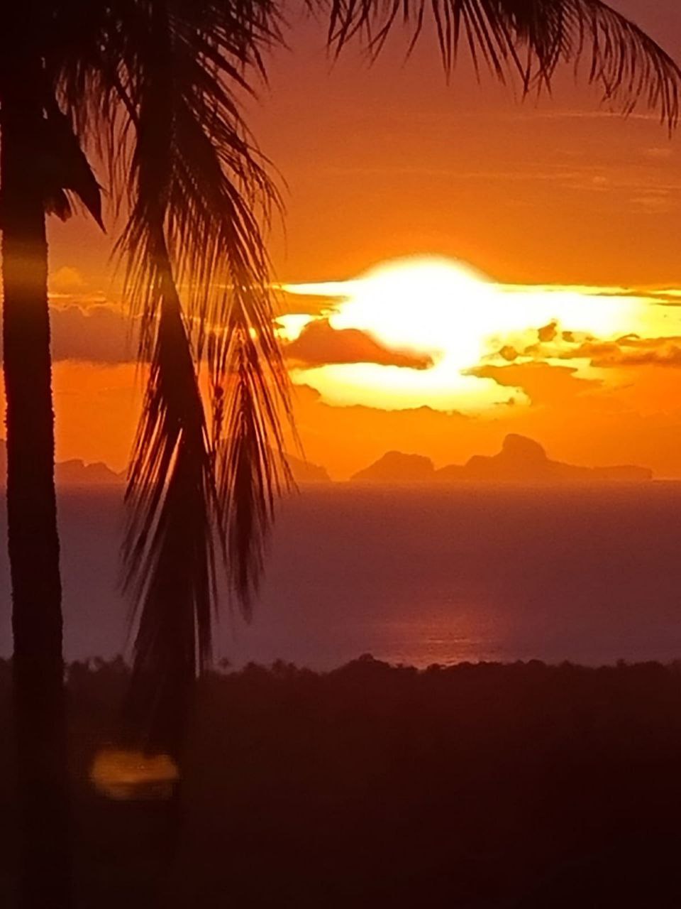 Golden sunset over the ocean
